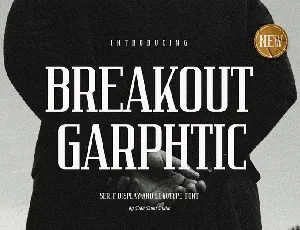 Breakout Graphtic font