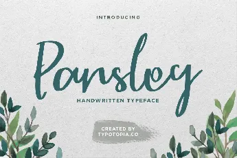 Parsley font