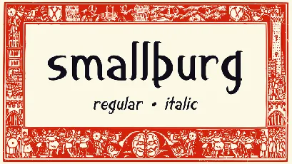 smallburg font