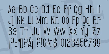 SF Gothican font