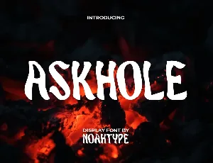 AskholeDemo font