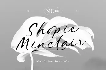 Shopie Minclair font