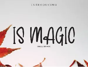 Is Magic font