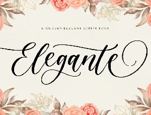 Elegante font