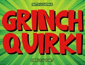 Grinch Quirki font