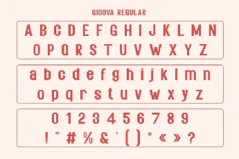 Gioova font