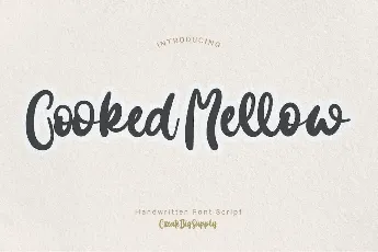 Cooked Mellow font