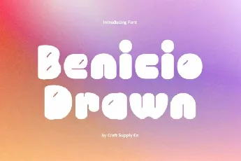 Benicio Drawn font