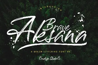 Aksana Brush Free Download font