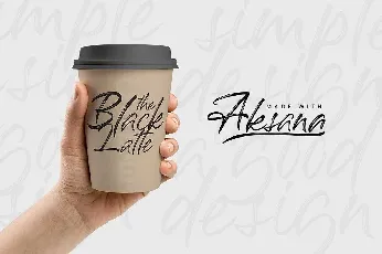 Aksana Brush Free Download font