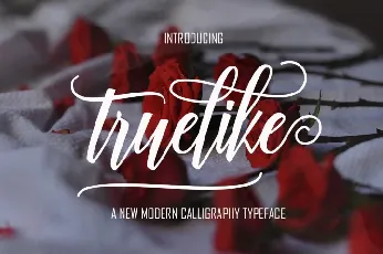 Truelike Script Free font