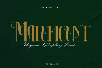 Maleficent font