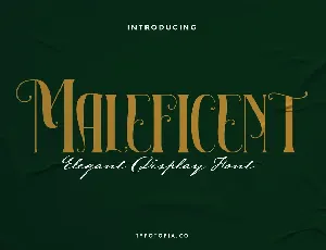 Maleficent font