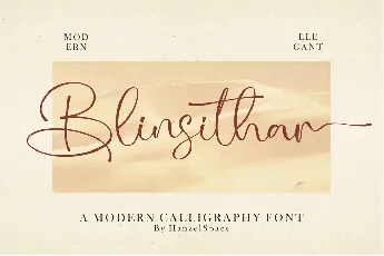 Blinsithar font