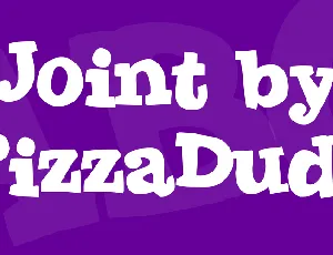 Joint by PizzaDude font