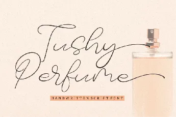 Tushy Perfume Script font