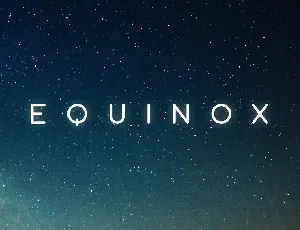 Equinox font