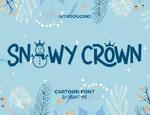 Snowy Crown font