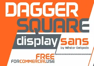 Daggersquare Display font