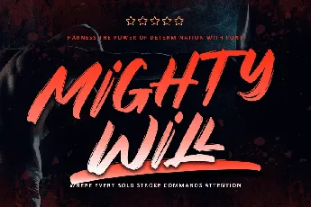 Mightywill-Personal use font