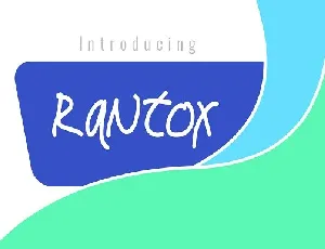 Rantox Typeface Free font