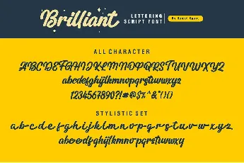 Brilliant Lettering font