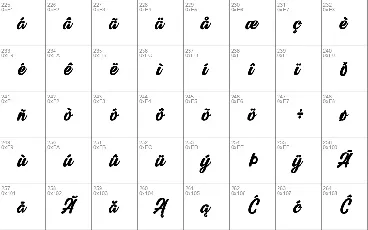 Brilliant Lettering font