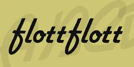 flottflott font