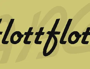 flottflott font