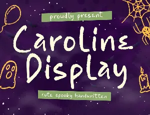 Caroline Display font