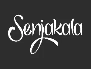 Senjakala font