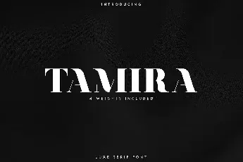 Tamira Typeface font