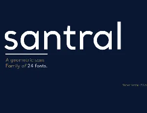 Santral Family font