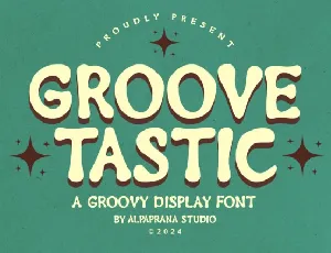 Groovetastic Display font
