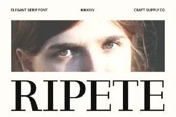 Ripete font