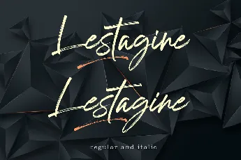 Lestagine font