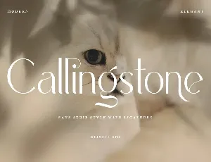 Callingstone font