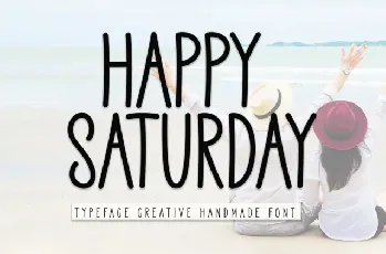 Happy Saturday Display font