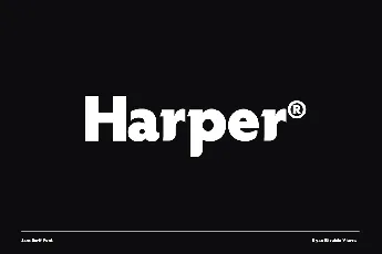 Harper font