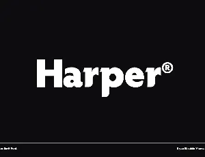 Harper font