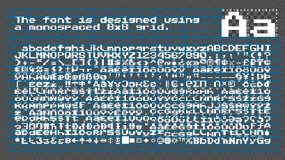 Public Pixel font