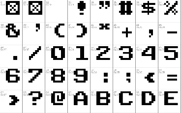 Public Pixel font