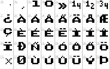 Public Pixel font