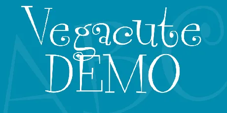 Vegacute DEMO font