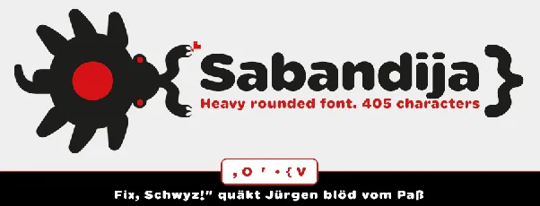 Sabandija ffp font