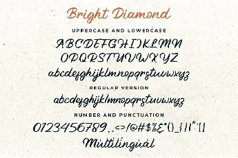 Bright Diamond font