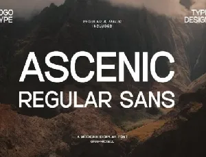 Ascenic font