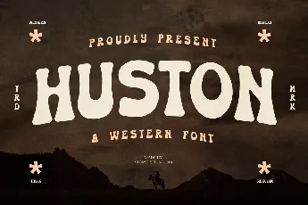 Huston font