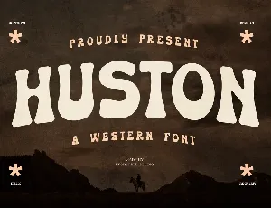 Huston font