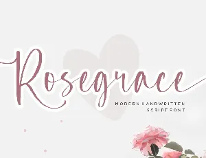 Rosegrace font